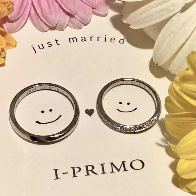 【アイプリモ(I-PRIMO)の口コミ】 ダイヤが付いているシンプルめのリングを探していました。ウェーブがいい…