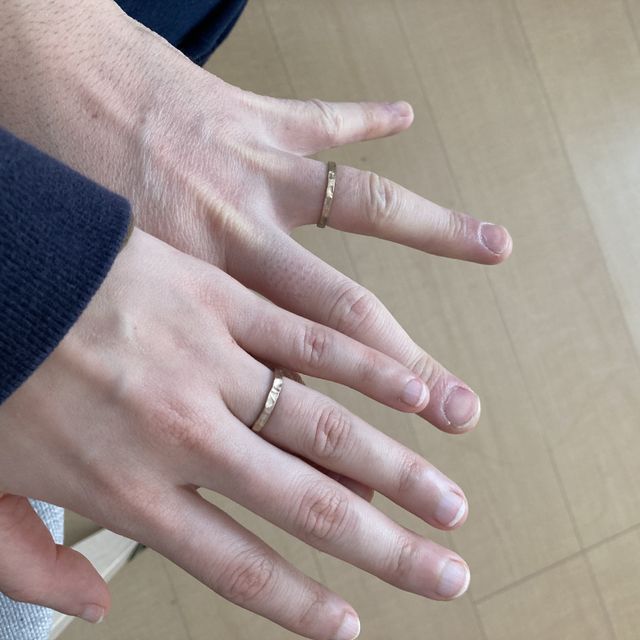 【鎌倉彫金工房の口コミ】 既製品ではなく、自分達で選んで作ることができる物が欲しかった。手作り…