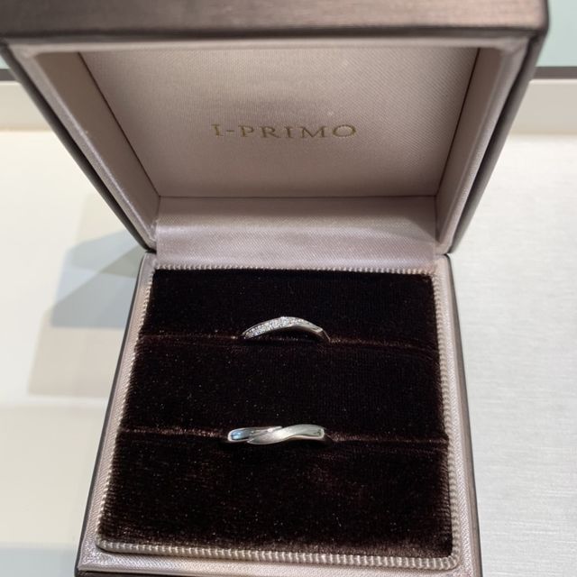 【アイプリモ(I-PRIMO)の口コミ】 指輪のデザインが他の店舗に比べて品揃えが多くてスタッフさんも親身に相…