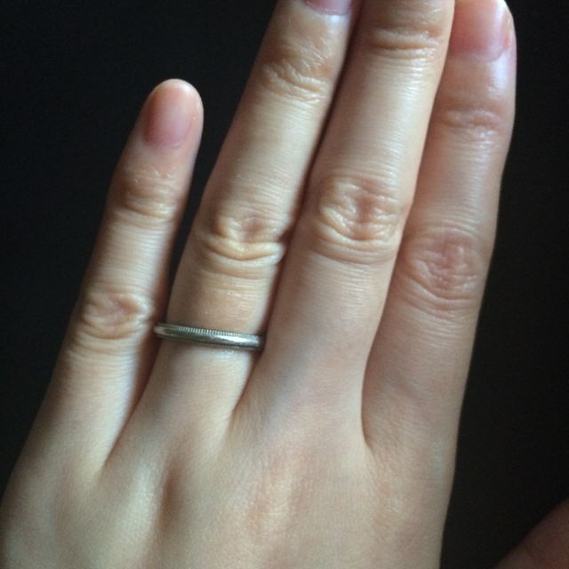 【ティファニー(Tiffany & Co.)の口コミ】 年齢を重ねても上品に使える指輪が欲しく、こちらを選びました。
ただ、シ…