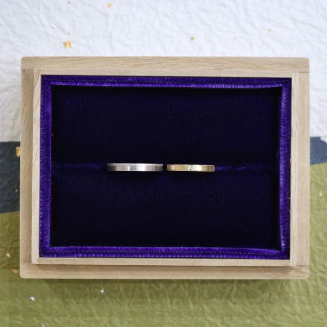 【鶴(mikoto)の口コミ】 指輪のデザインがシンプルながらも上品さを感じてとても気に入りました。…