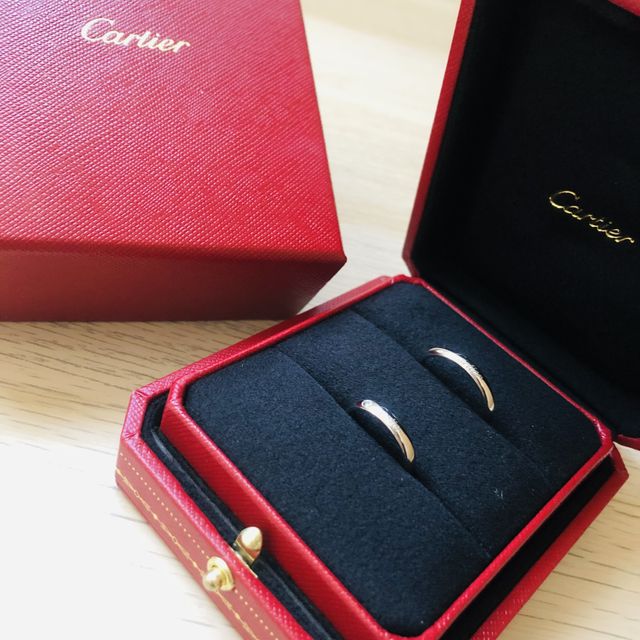 【カルティエ(Cartier)の口コミ】 いろいろな結婚指輪を雑誌で調べ、気になった指輪については、実際の店舗…