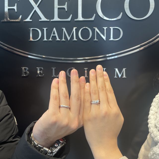 【エクセルコダイヤモンド(EXELCO DIAMOND)の口コミ】 色々な店舗を巡っていて、こういうのがいいなとイメージを膨らましていた…