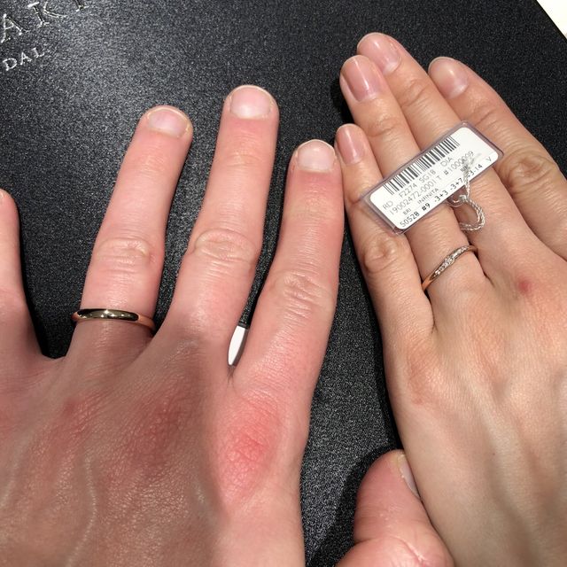 【TASAKI(タサキ)の口コミ】 TASAKIのサクラゴールドがとても綺麗な指輪でした。また、サクラゴールド…