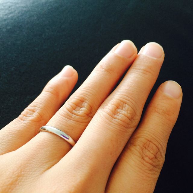 【カルティエ(Cartier)の口コミ】 お互いの指の形が違うので、選ぶのが大変でした。カルティエのクラシック…