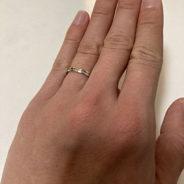 【アイプリモ(I-PRIMO)の口コミ】 I-primoでの結婚指輪購入です。プラチナとピンクゴールドのコンビのものを…
