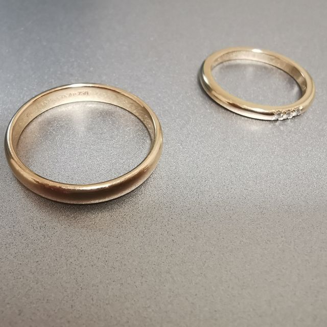 【ティファニー(Tiffany & Co.)の口コミ】 夫の好きなブランドだったので、ブランドは問答無用でティファニーに決ま…