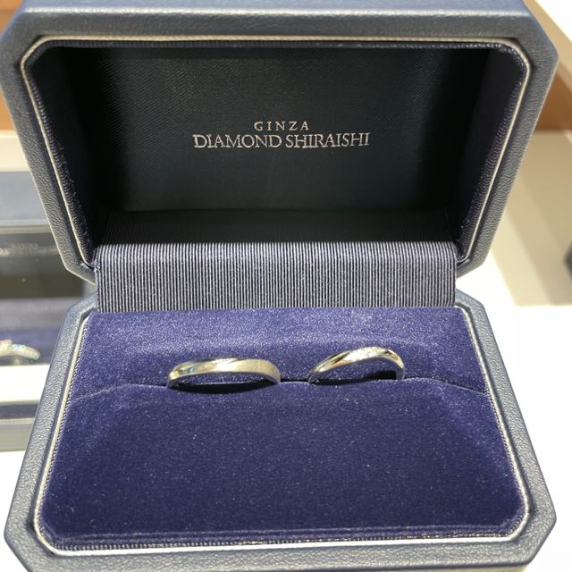 【銀座ダイヤモンドシライシの口コミ】 職業上、あまりギラギラしているデザインは日頃使いできないので小さなダ…