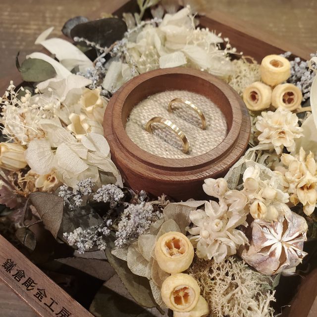 【鎌倉彫金工房の口コミ】 とくにブランドにこだわりがなかったので、素材や太さ、デザインを一から…