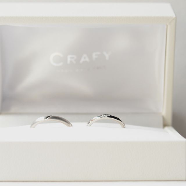 【CRAFY(クラフィ)の口コミ】 Instagramで拝見させていただき、世界に一つだけの結婚指輪を作成できると…