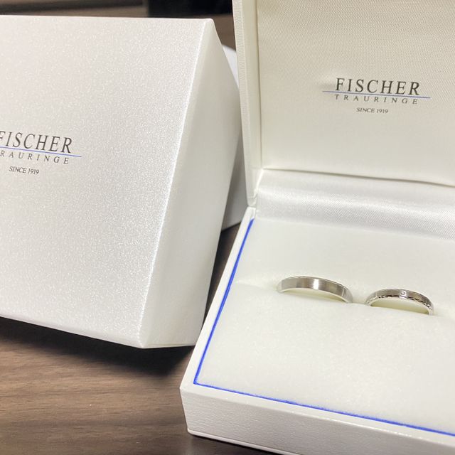 【FISCHER(フィッシャー)の口コミ】 店頭に並んでいる指輪を全て見させて頂いて、色んなものを候補にあげた中…