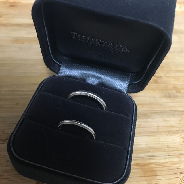 【ティファニー(Tiffany & Co.)の口コミ】 婚約指輪がTiffany&Co.だったので、結婚指輪もTiffany&Co.がよか…