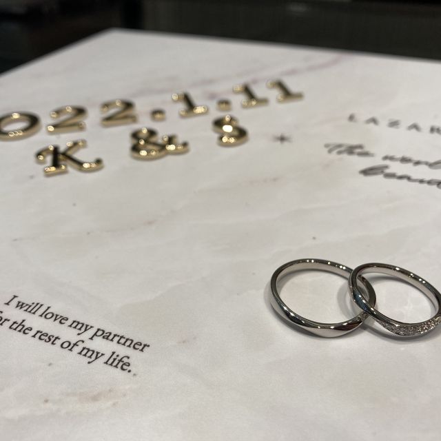 【ラザール ダイヤモンド(LAZARE DIAMOND)の口コミ】 ダイヤモンドの輝きです。5ブランドの指輪を見ましたが、デザイン的にはど…