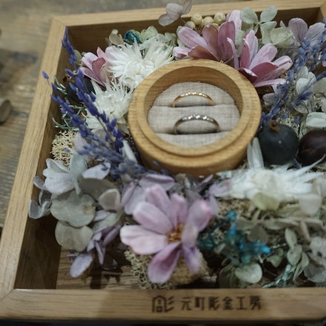 【鎌倉彫金工房の口コミ】 普段アクセサリーをあまりつけないので、あまり主張しすぎない華奢な指輪…