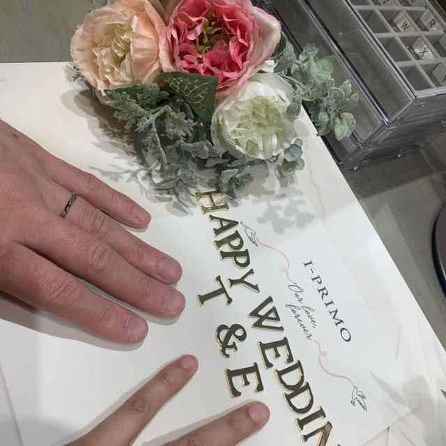 【アイプリモ(I-PRIMO)の口コミ】 お気に入りが見つかるまで、何種類も試着させてもらいました。最終的に決…