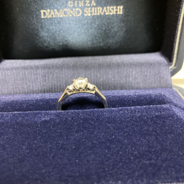 【銀座ダイヤモンドシライシの口コミ】 ダイヤモンドがとても綺麗でした。他のブランドのダイヤモンドも見ました…