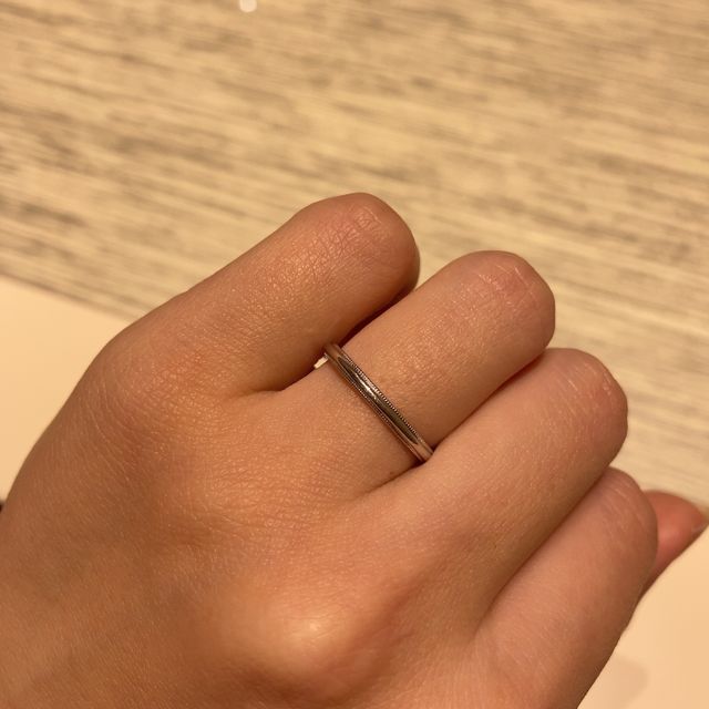 【TRECENTI(トレセンテ)の口コミ】 着け心地がとても良く、デザインも飽きのこないものだったのでこれに決め…