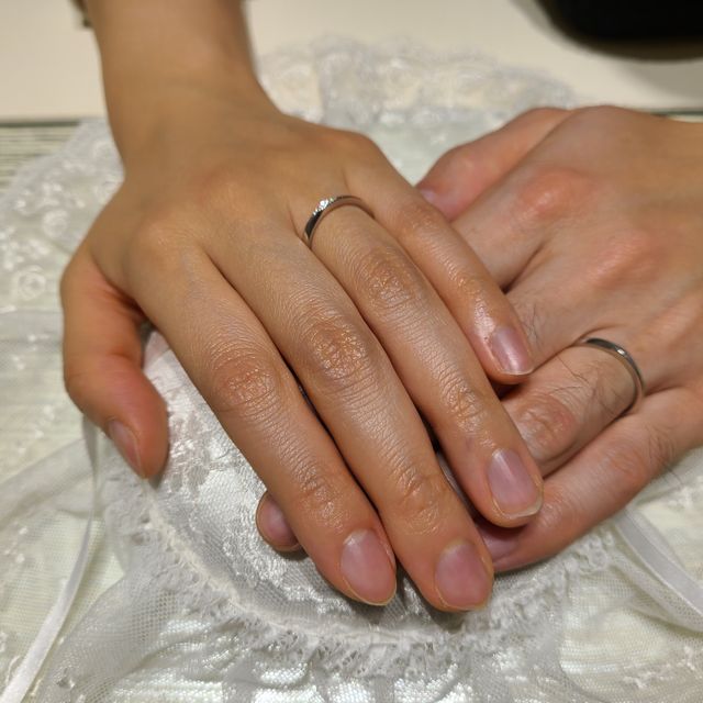 【TRECENTI(トレセンテ)の口コミ】 指輪を初めて試着しました。相手と自分に合うデザインがわからなかったの…