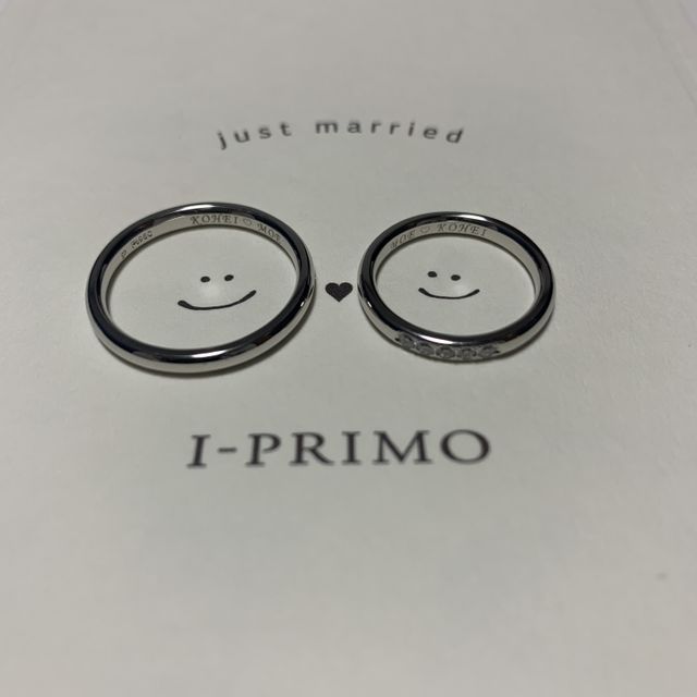 【アイプリモ(I-PRIMO)の口コミ】 私たちは普通より手が大きいタイプな為、リングが太くボリューム感のある…