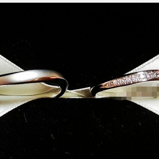 【エクセルコダイヤモンド(EXELCO DIAMOND)の口コミ】 色々試着して悩んだが、スタッフさんが自分たちの好みや指の形、ライフス…