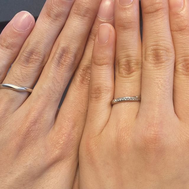 【エクセルコダイヤモンド(EXELCO DIAMOND)の口コミ】 ・プロポーズでプレゼントしてくれたダイヤを活かしたリングにしたかった…