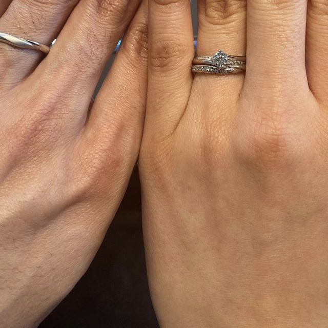 【エクセルコダイヤモンド(EXELCO DIAMOND)の口コミ】 ・プロポーズでプレゼントしてくれたダイヤを活かしたリングにしたかった…