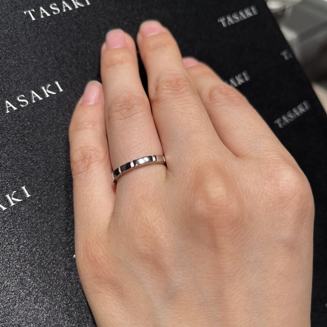 【TASAKI(タサキ)の口コミ】 TASAKIさんのピアノ
ファッションリング感覚で楽しめるような
プラチナの…