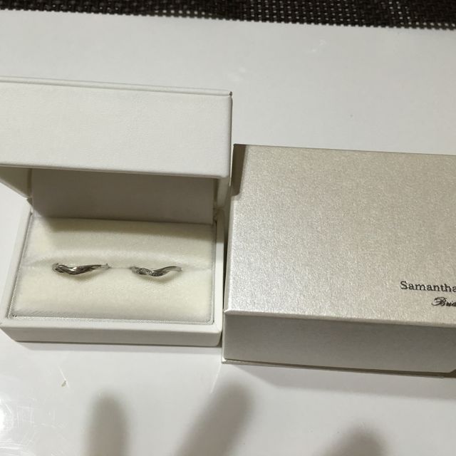 【サマンサティアラブライダル(Samantha Tiara Bridal)の口コミ】 サマンサのアクセサリーがもともと好きだった為結婚指輪もサマンサがよい…