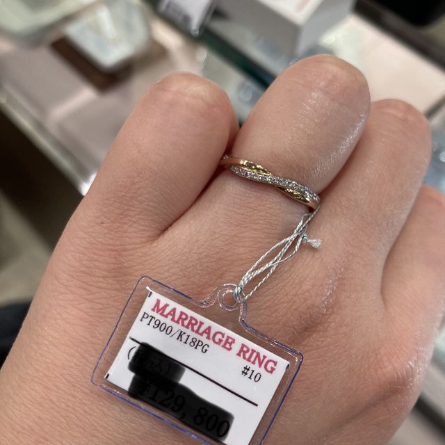 【Ginza Rim(銀座リム)の口コミ】 Rimさんはピンクダイヤモンドが有名なのでピンクダイヤモンドが入ったリン…