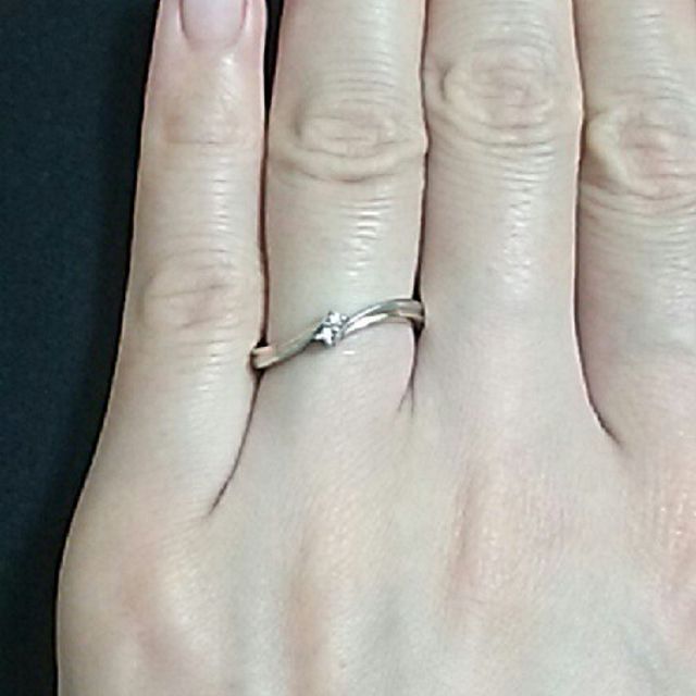 【アイプリモ(I-PRIMO)の口コミ】 男性のリングが、よくあるシンプルなプラチナ以外。という条件のもと、リ…