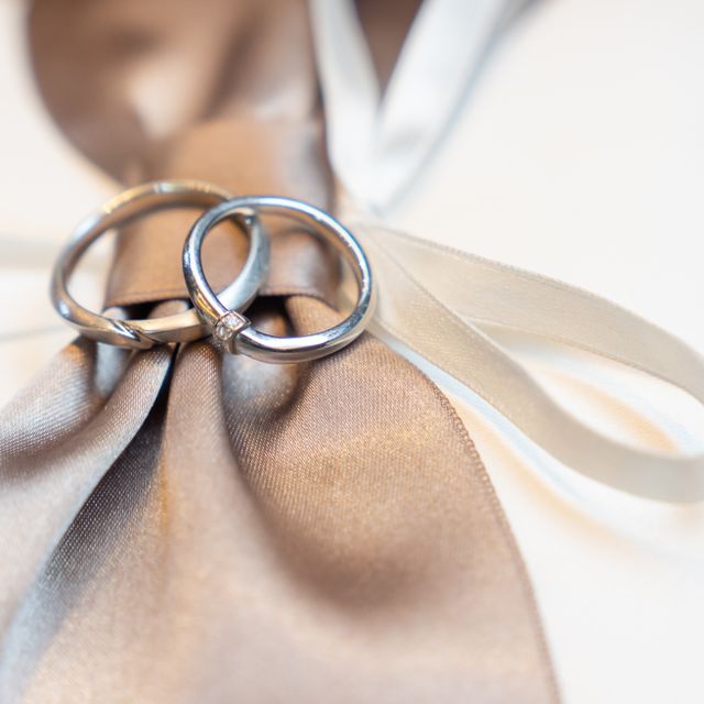 【俄(にわか)の口コミ】 にわかの結というデザインです。
男性側と女性側のデザインが少し違うので…