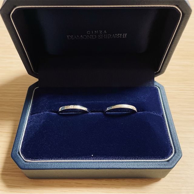 【銀座ダイヤモンドシライシの口コミ】 シンプルなもの、かつ自分達ならではのものを身につけたく、セミオーダー…