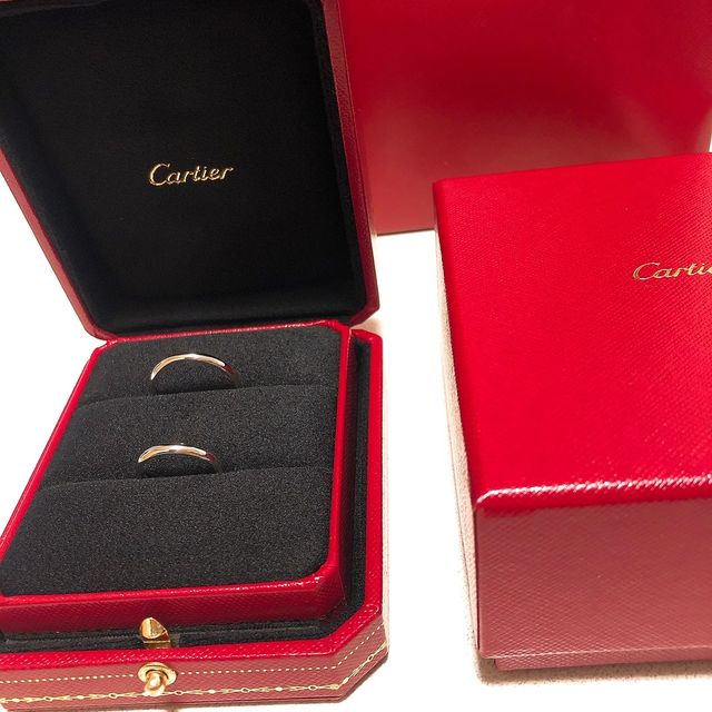【カルティエ(Cartier)の口コミ】 婚約指輪を同じブランドのもので選んでもらったので、私の憧れもありカル…