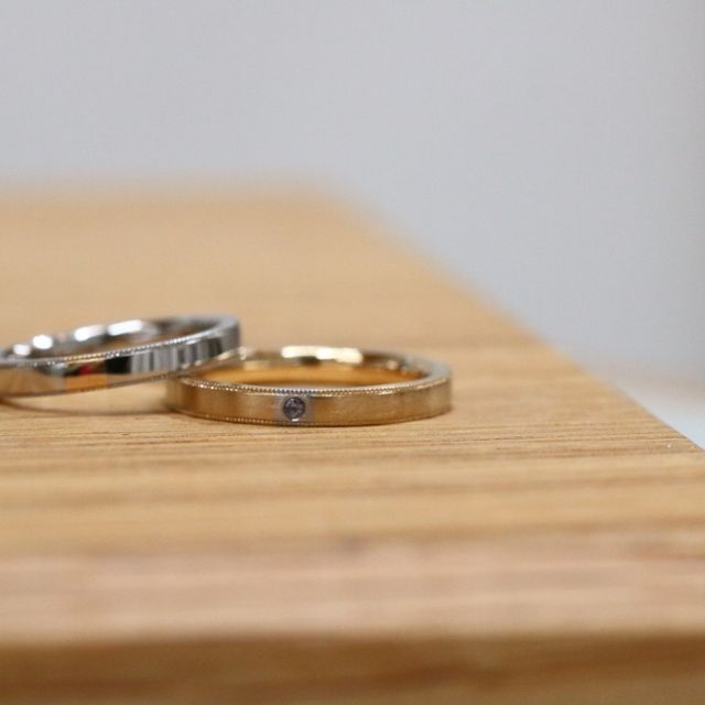 【ついぶ工房の口コミ】 一から自分達でデザインを考え、オリジナルの指輪を作ることができる点が…