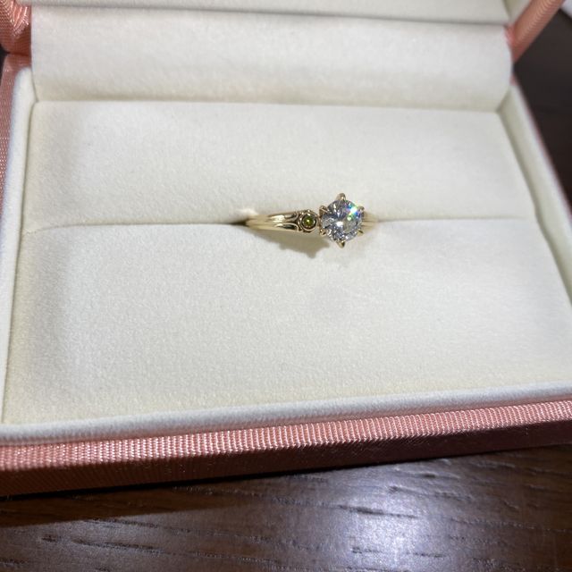 【ケイウノ ブライダル(K.UNO BRIDAL)の口コミ】 ディズニーが好きだったので、ディズニーキャラをモチーフにした指輪を作…