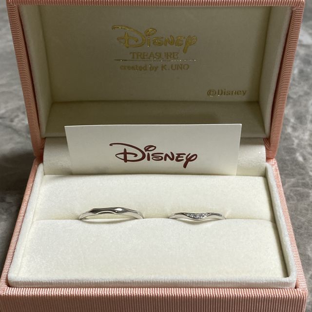 【ケイウノ ブライダル(K.UNO BRIDAL)の口コミ】 婚約指輪をこちらのブランドで購入しているので、結婚指輪もセットになる…