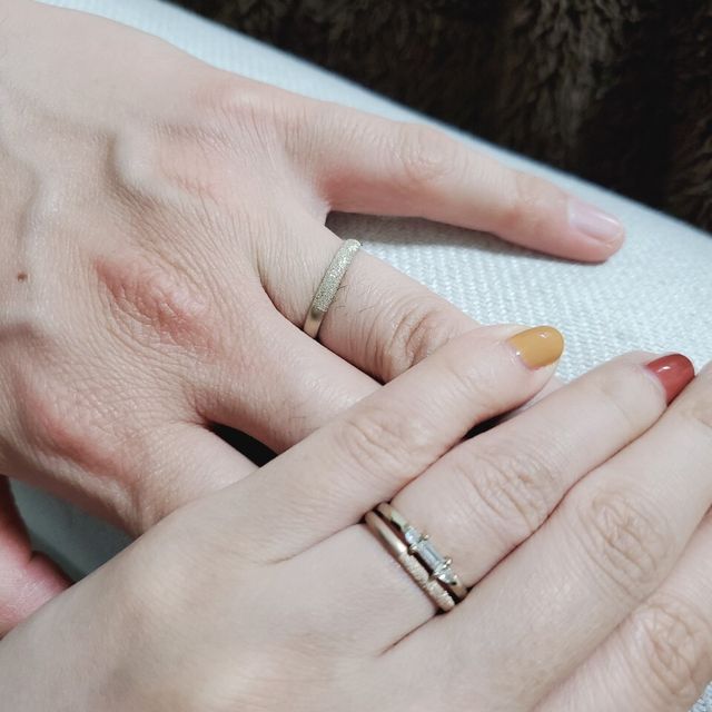 【mina.jewelry(ミナジュエリー)の口コミ】 結婚以前にInstagramで写真を見てからデザインに一目惚れで、ずっと憧れて…