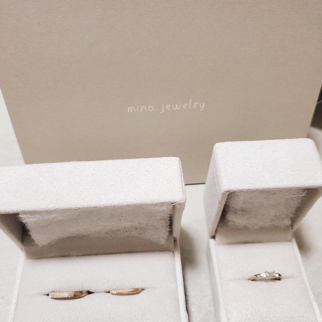 【mina.jewelry(ミナジュエリー)の口コミ】 結婚以前にInstagramで写真を見てからデザインに一目惚れで、ずっと憧れて…