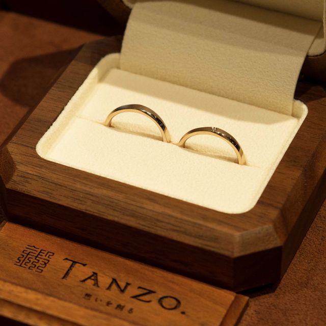 【TANZO.(鍛造指輪)の口コミ】 握力の全盛期が40kgあり、へしゃげない強い指輪ということでTANZOさんに決…