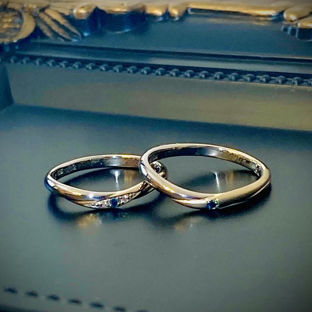 【AFFLUX(アフラックス)の口コミ】 パートナーがプラチナアレルギーのため、素材はゴールドが選べることを条…