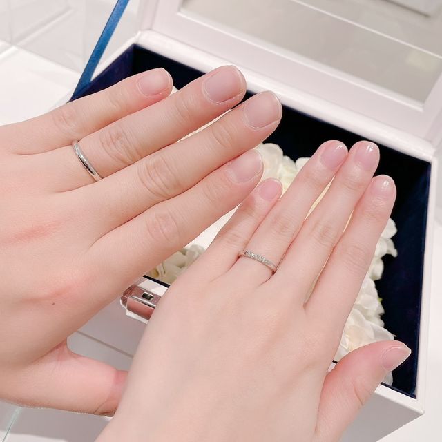 【4℃ BRIDAL(ヨンドシーブライダル)の口コミ】 価格が非常に手頃で、予算内でした。
着け心地もよく、着けていても違和感…