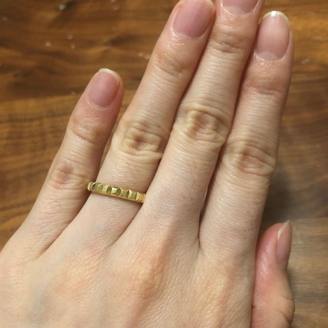 【ブシュロン(BOUCHERON)の口コミ】 クルドパリというコレクションで、パリの石畳をモチーフにしたモダンなデ…