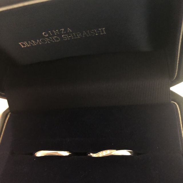 【銀座ダイヤモンドシライシの口コミ】 普段使いでき、飽きがこないように控えめでもきちんとダイヤモンドが入っ…