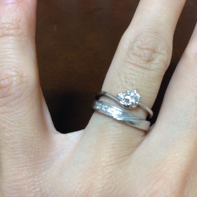 【ジュエリーツツミ(JEWELRY TSUTSUMI)の口コミ】 婚約指輪と結婚指輪のセットで18万円という金額に惹かれました。家電揃え…