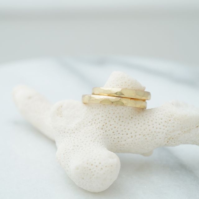 【THREE TREES(スリーツリーズ)の口コミ】 仕事柄指輪ができないので、お店のものを買うより自分達で手作りした方が…