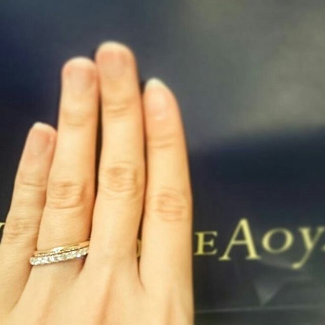 【ヴァンドーム青山(VENDOME AOYAMA)の口コミ】 エタニティリングに憧れがありましたが、様々なブランドのエタニティリン…