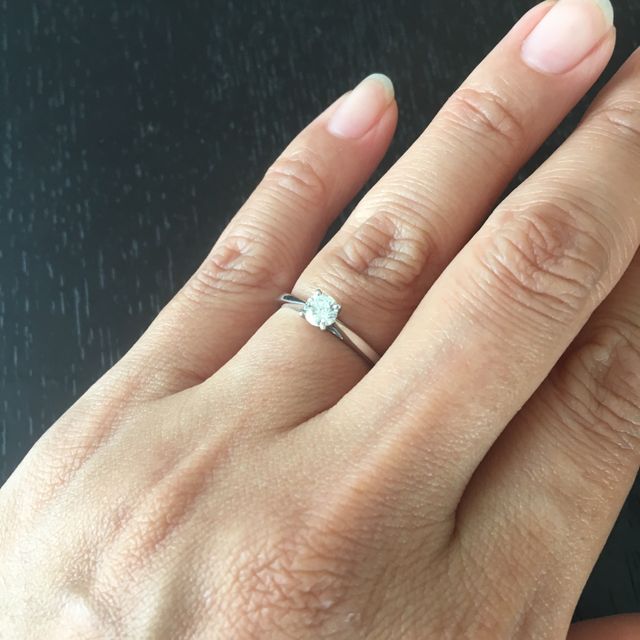 【カルティエ(Cartier)の口コミ】 ダイヤモンドがついている指輪がほしかったので、主人にお願いしました。…