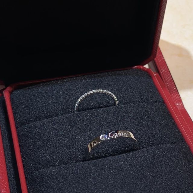 【カルティエ(Cartier)の口コミ】 華奢なデザインに惹かれて決めました。
細身の方、指がほっそりした方によ…