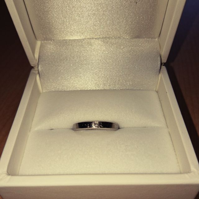 【MILK&Strawberry(ミルクアンドストロベリー)の口コミ】 彼にも長く着けてもらいたくてシンプルなデザインのものを探していました…