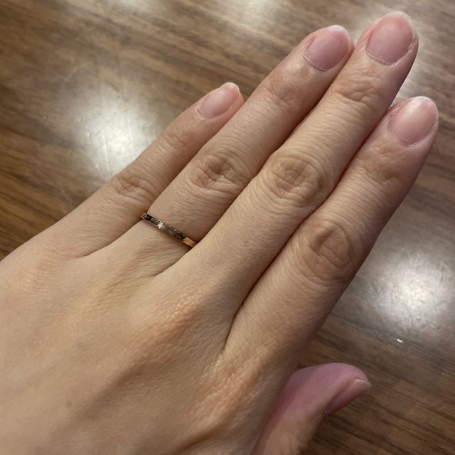 【鎌倉彫金工房の口コミ】 手作りだとお互いにとっての思い出が増えると思い、手作りの指輪にしまし…